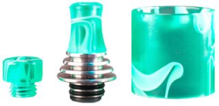 Vapefly - Brunhilde MTL RTA DripTip Set (short + long)  inkl. Glas Grün | Green | Verde