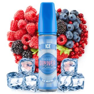 Dinner Lady Ice - Blue Menthol (Beerenmix, Koolada) | 20ml Aroma in 60ml Flasche