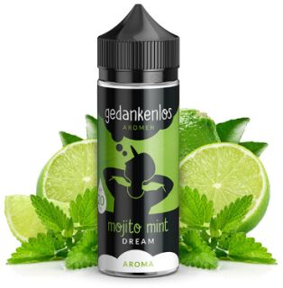 Gedankenlos - Mojito Mint Dream | 20ml Aroma in 120ml Flasche