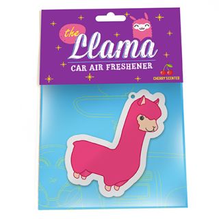 Gift Republic - Llama Auto Lufterfrischer | Kirsche
