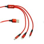 Golisi - 3 in 1 USB Ladekabel Rot | Red | Rosso