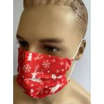 Trendy Store - Mund- und Nasenmaske | 3 Lagig | 10Stk Rot...