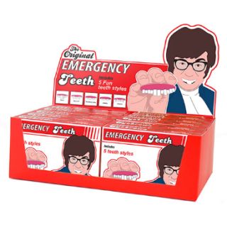 Gift Republic - Emergency Teeth (Notfall Z&auml;hne) | 5er Pack