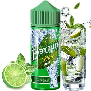 Evergreen - Lime & Mint (Limone & Minze) | 7ml Aroma in 120ml Flasche