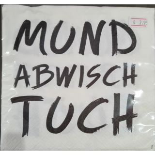 TT - Mund Abwisch Tuch | 20 Stck. pro Pack | 3 Lagig