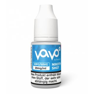 Vavo - 10ml Nikotin Shot mit 20mg/ml Nikotin 15er Packung | 70/30