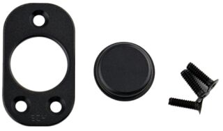 Dovpo - Abyss AIO Button Kit Rund Matt Schwarz | Matte Black