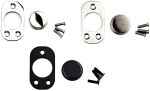 Dovpo - Abyss AIO Button Kit Rund Matt Schwarz | Matte Black