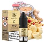 Pod Salt Fusion - Peanut Butter Banana Granola Bar (Honig, Flakes, Erdnussbutter, Banane) | 20mg/ml (2%) Nik. Salz