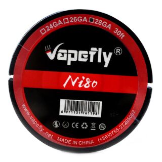 Vapefly - Wickeldraht | 10 Meter (30FT) Ni80 Version mit 28GA (0,32mm Durchmesser)