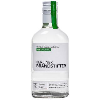 Berliner Brandstifter No Gin Alkoholfrei (Wacholder, Holunderblüte, Waldmeister, Hagebutte, Birke, Gurke) | 35cl | Edition 2020