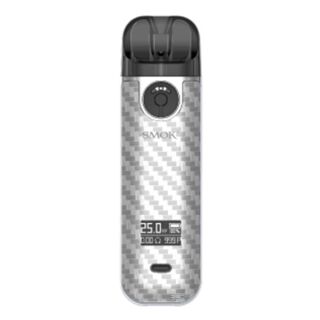 Smok - Novo 4 Pod Kit in Silber/Carbon Fiber