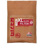 GIZEH - Organic Pure XL Slim Filter Extra Lang mit 120Stk. pro Pack | Biologisch Abbaubar