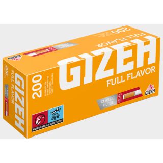 GIZEH - 200er Packung Full Flavor Filterhülsen Gelb Finest Flavor