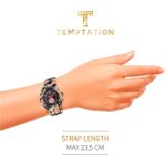 Temptation - Analog Armbanduhr TEA-2015-08 f&uuml;r Damen | Mehrfarbig inkl. Uhrenbox