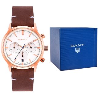 Gant - Analog Armbanduhr GTAD08200199I f&uuml;r Damen in Rose Gold inkl. Uhrenbox