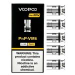 VooPoo PnP-VM6 Mesh 0,15 Ohm Heads (5 St&uuml;ck pro Packung)