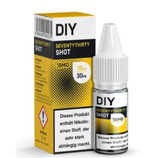 *NEU* DIY Shot - Seventythirty (70VG/30PG) - 10ml - 18 mg/ml // Steuerware
