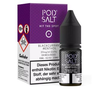 Pod Salt - Blackcurrant Menthol - 20mg/ ml Nikotinsalz Liquid