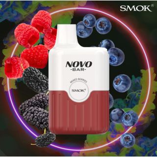 Smok Novo Bar - Mixed Berries (Beerenmix) - E-Shisha - 20mg - 600 Z&uuml;ge