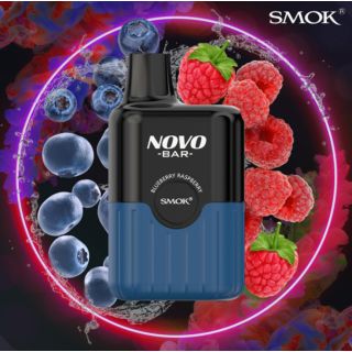 Smok Novo Bar - Blueberry Raspberry (Blaubeere Himbeere) - E-Shisha - 20mg - 600 Z&uuml;ge