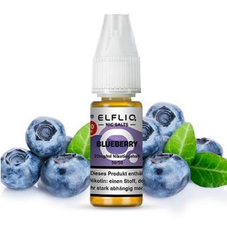 ELFLIQ - Blueberry - Nikotinsalz Liquid 10mg/ml