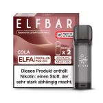 Elf Bar Elfa Pod (2 St&uuml;ck pro Packung) Cola 20mg/ml Nikotinsalz mit Steuerzeichen