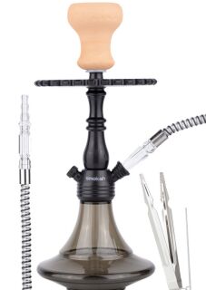 Smokah Drum Acryl Shisha - Black