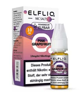 ELFLIQ – Pink Grapefruit NicSalt Liquid by Elf Bar 10ml / 10mg