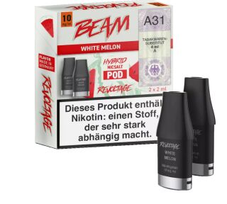 Revoltage Beam Pod (2 Stück pro Packung) White Melon 10mg/ml Nikotinsalz