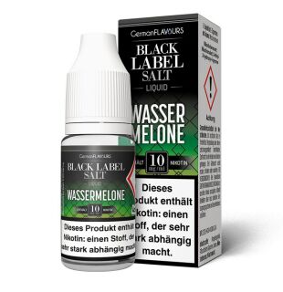 Wassermelone - Black Label - Nikotinsalz E-Liquid - 10mg/ml