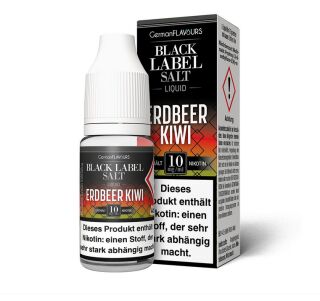 Erdbeer Kiwi - Black Label - Nikotinsalz E-Liquid - 10mg/ml