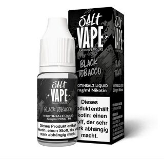 Salt Vape - Black Tobacco - Nikotinsalz E-Liquid - 10ml - 20mg