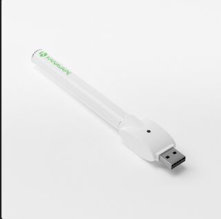 Akku für Vape Pen 510er mit 350mAh und USB-Ladegerät.