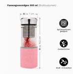 Teebereiter" Teamaker" 400ml inkl. Neopren-Hülle; rosa