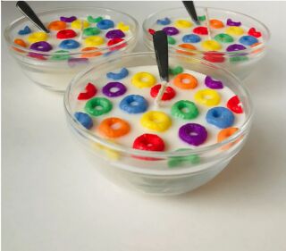 Fruit Loops - Kerzen mit Zimt