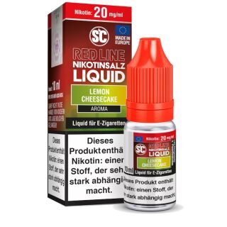 SC - Red Line - Lemon Cheesecake - 20mg/ml  Nikotinsalz Liquid