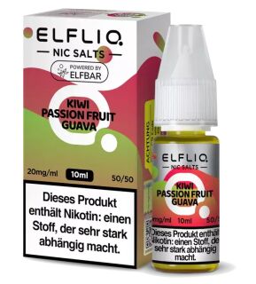 ELFLIQ - Kiwi Passion Fruit Guava - Nikotinsalz Liquid 10mg/ml