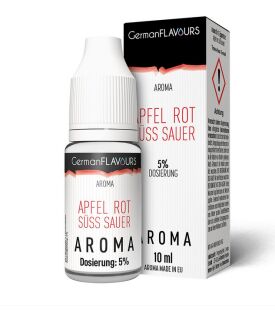 Apfel rot süß sauer Aroma - 10ml