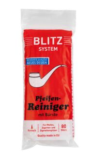 Pfeifenreiniger Blitz System Rot / Weiß 16cm, 80 Stück