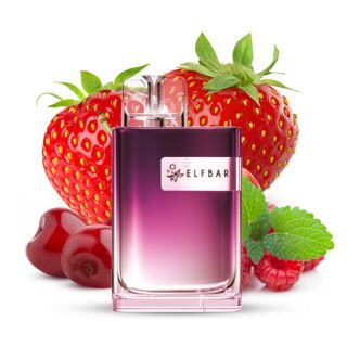 Elfbar CR600 Einweg E-Zigarette - Strawberry Rasperry Cherry 20mg/ml Nikotinsalz