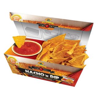 El Sabor Nacho n Dip Salsa Chili Nachos mit Salsa Dip (Beertime) 175g