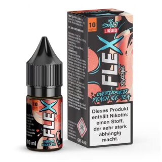 Revoltage Flex Overdosed Peach Ice Tea NicSalt Liquid 10ml / 10mg