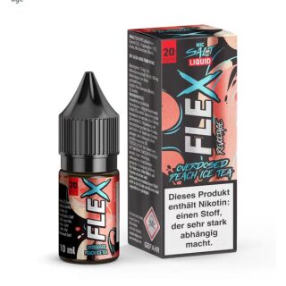 Revoltage Flex Overdosed Peach Ice Tea NicSalt Liquid 10ml / 20mg