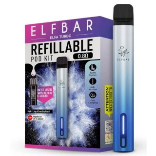 Elf Bar ELFA Turbo Pod System Kit Cyan