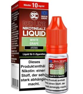 SC Red Line White Grape NicSalt Liquid 10ml / 10mg