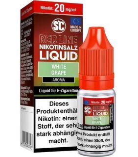 SC Red Line White Grape NicSalt Liquid 10ml / 20mg