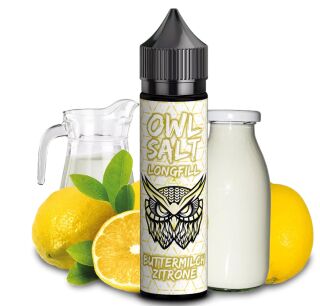 OWL Salt Aroma Longfill - Buttermilch Zitrone - 10ml in 60ml Flasche