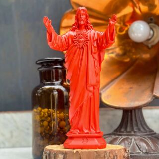 Statue „Jesus liebt dich“, 22 cm Orange