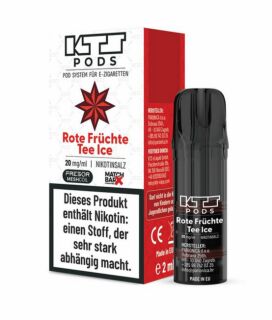 KTS eLiquid - Prefilled Pod - Rote Früchte Tee Ice - 20mg/ml